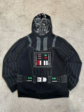 Star Wars Darth Vader Zip-Up Hoodie Black